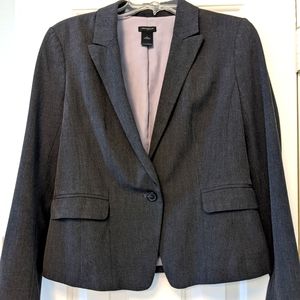 Gray Ann Taylor blazer, size 6